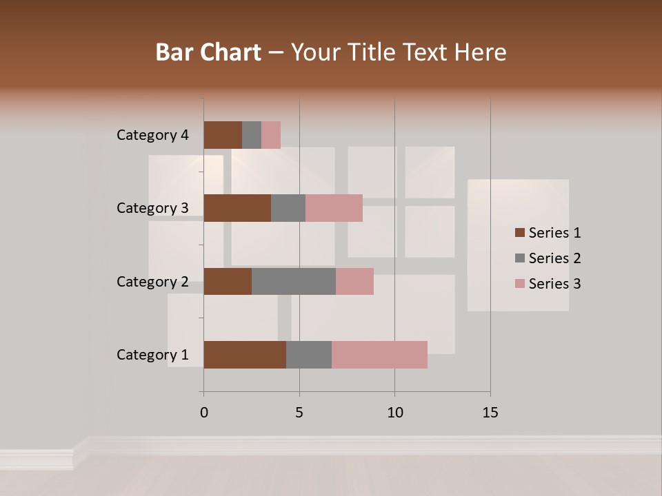 Blue Blank White PowerPoint Template