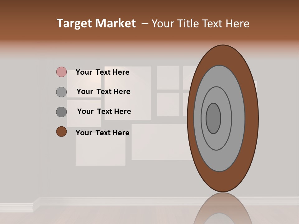 Blue Blank White PowerPoint Template