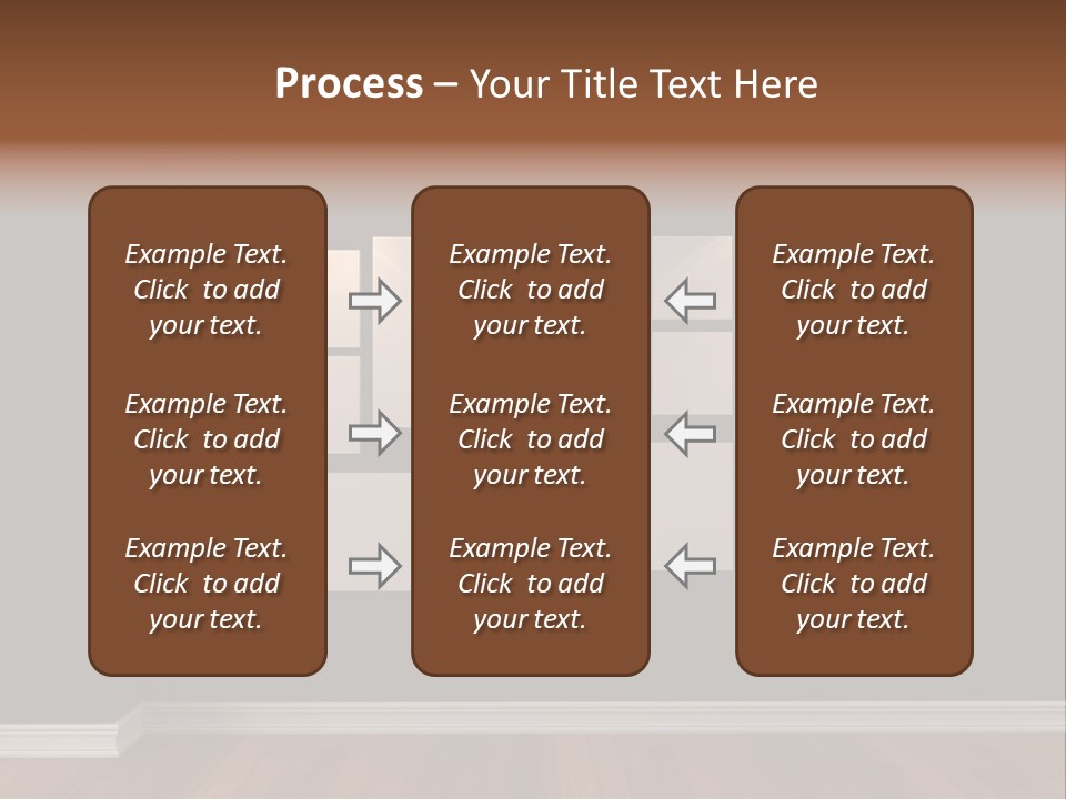 Blue Blank White PowerPoint Template