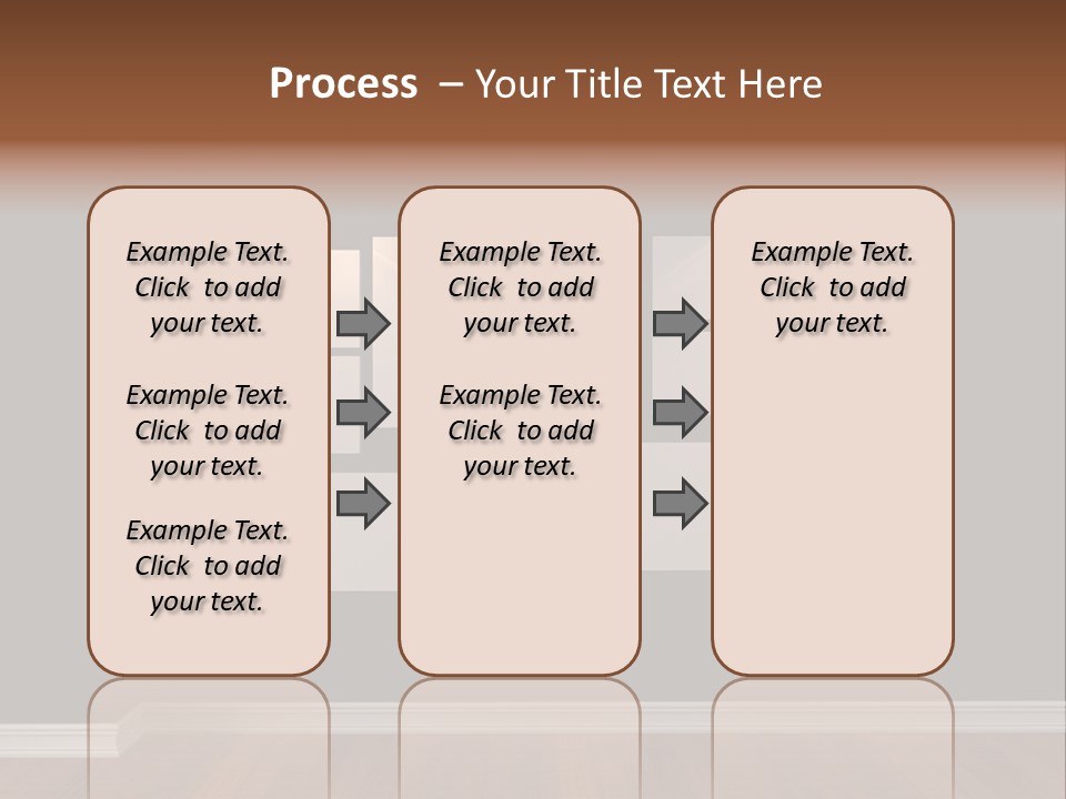Blue Blank White PowerPoint Template
