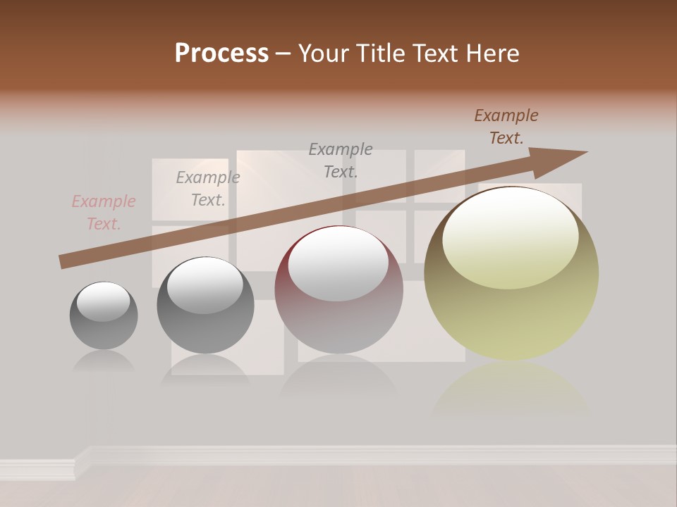 Blue Blank White PowerPoint Template