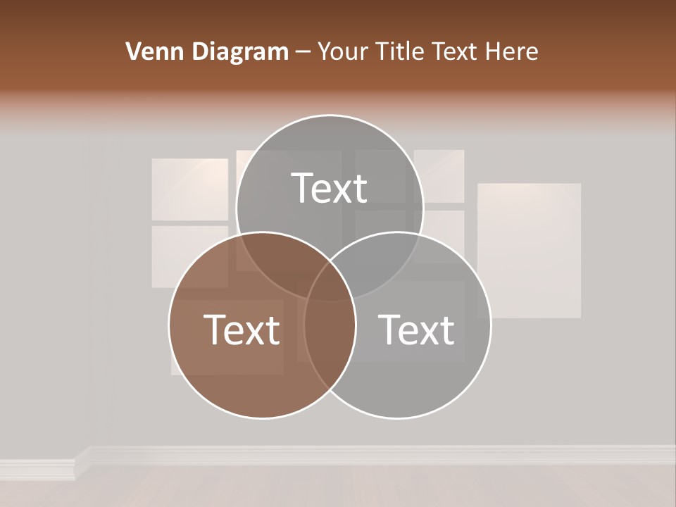 Blue Blank White PowerPoint Template