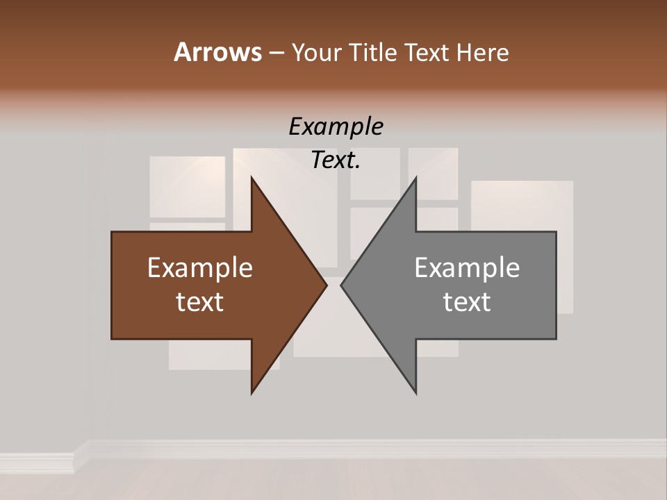 Blue Blank White PowerPoint Template