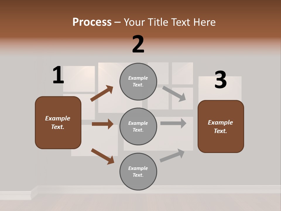 Blue Blank White PowerPoint Template
