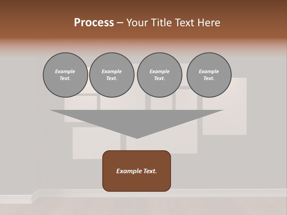 Blue Blank White PowerPoint Template