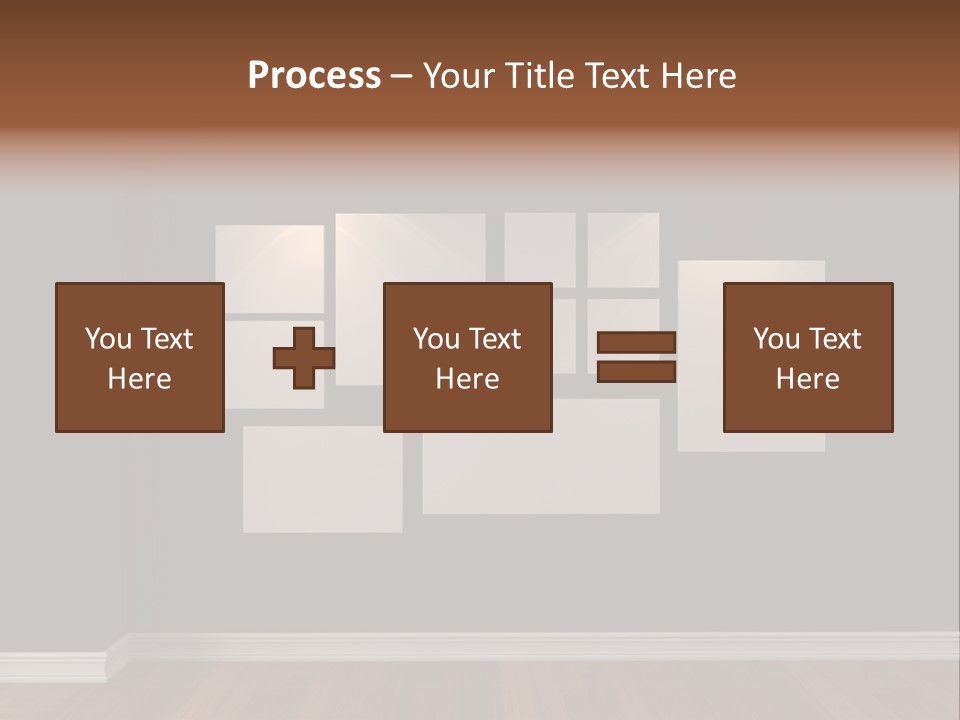 Blue Blank White PowerPoint Template