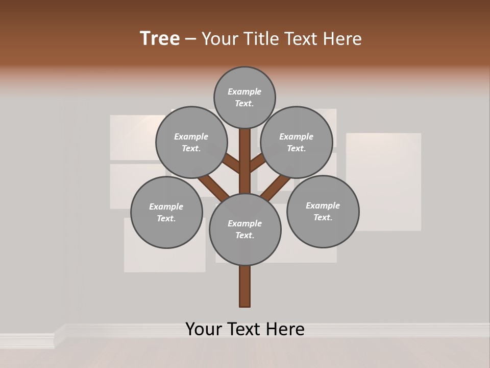 Blue Blank White PowerPoint Template