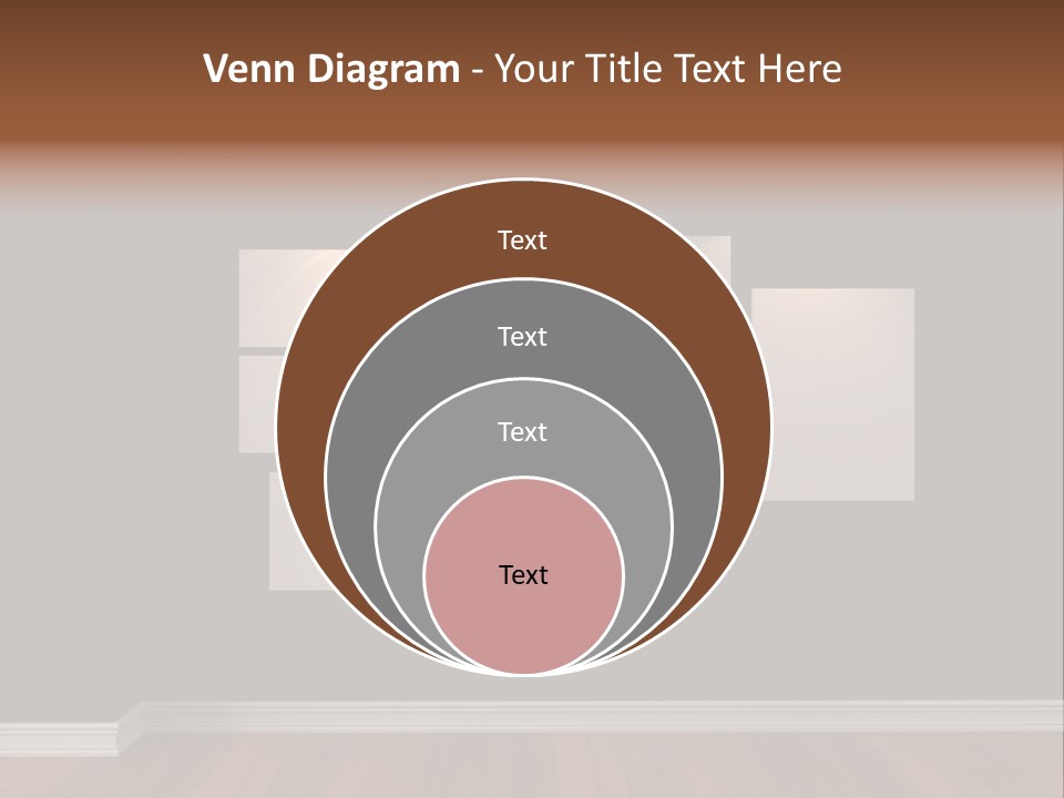 Blue Blank White PowerPoint Template