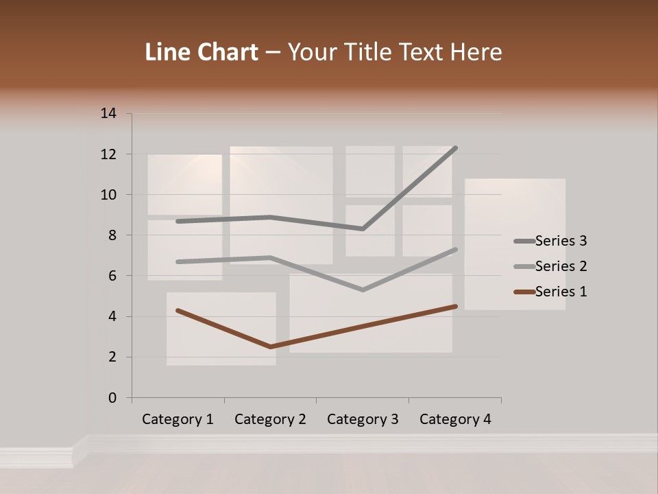Blue Blank White PowerPoint Template