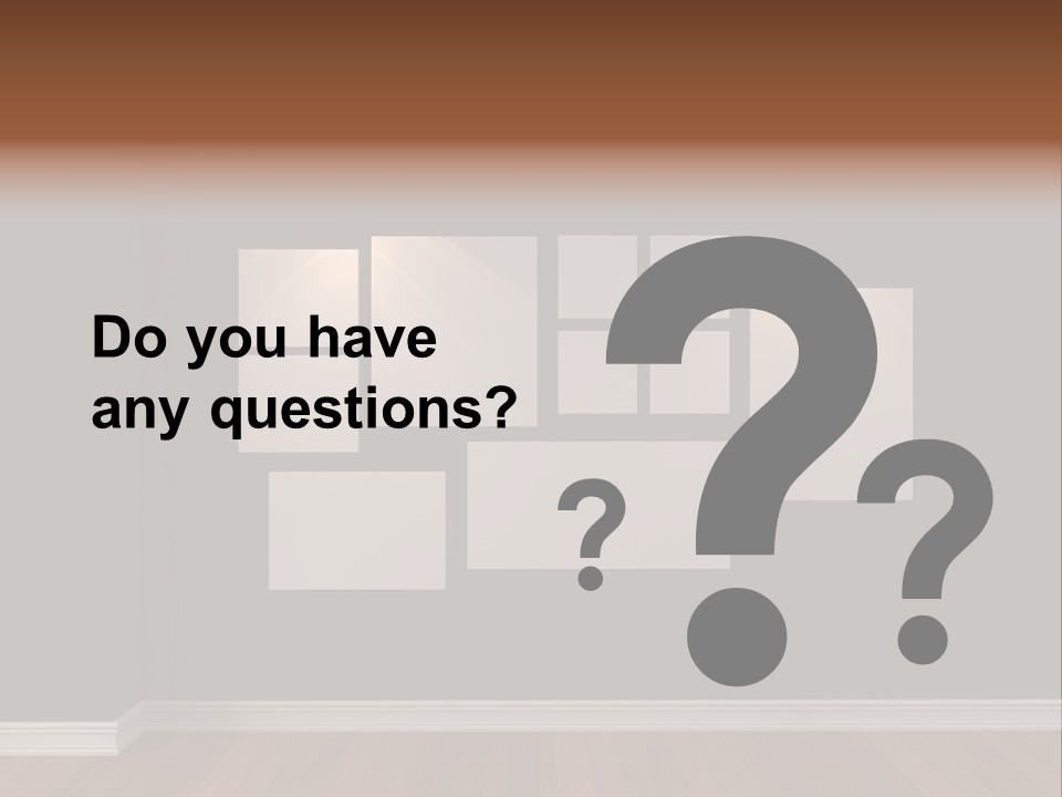 Blue Blank White PowerPoint Template