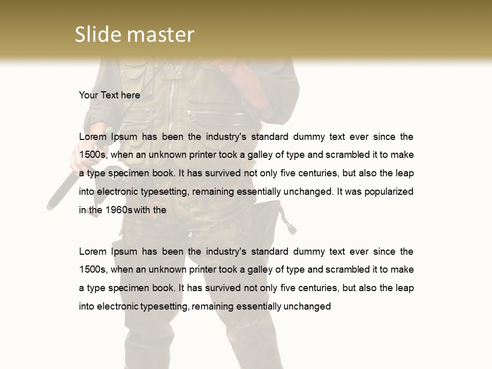 Weekend Explorer Lure PowerPoint Template