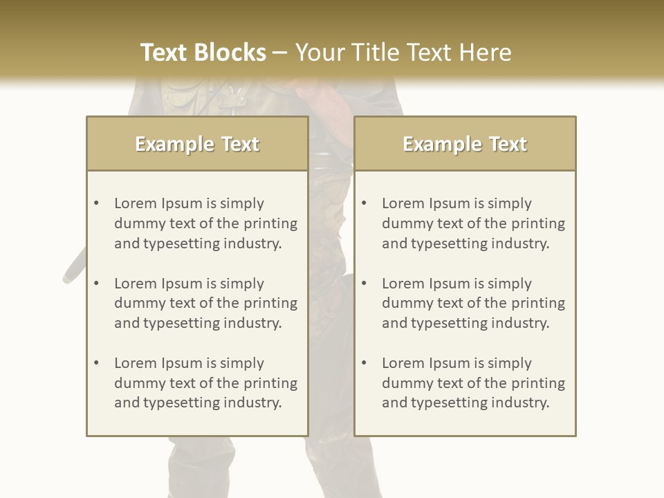 Weekend Explorer Lure PowerPoint Template