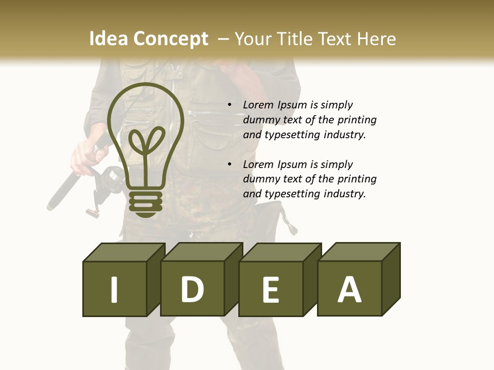 Weekend Explorer Lure PowerPoint Template