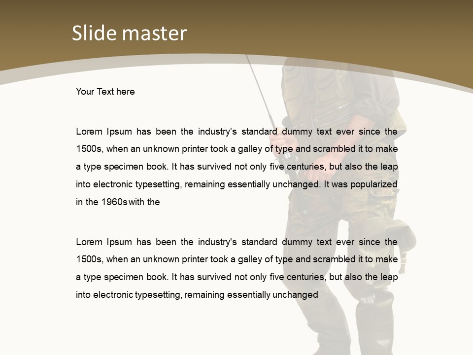 Background Explorer Fishing Net PowerPoint Template