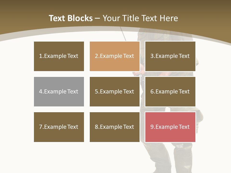 Background Explorer Fishing Net PowerPoint Template