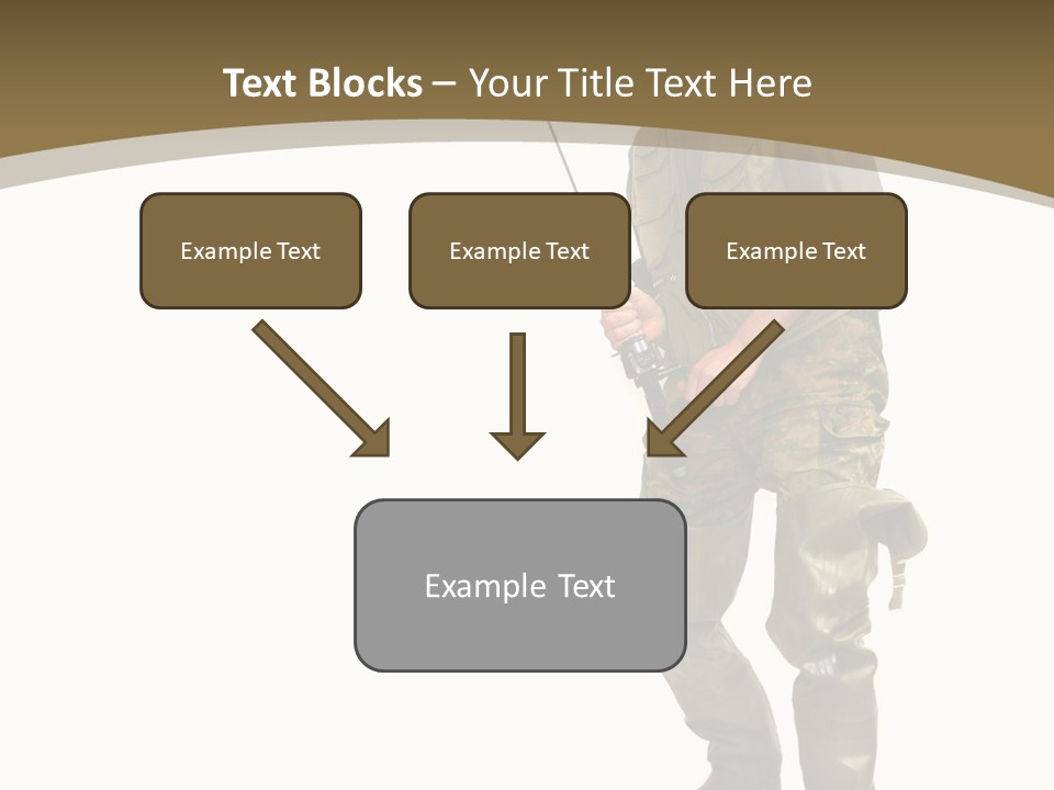 Background Explorer Fishing Net PowerPoint Template