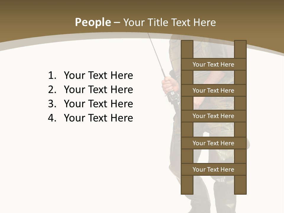 Background Explorer Fishing Net PowerPoint Template