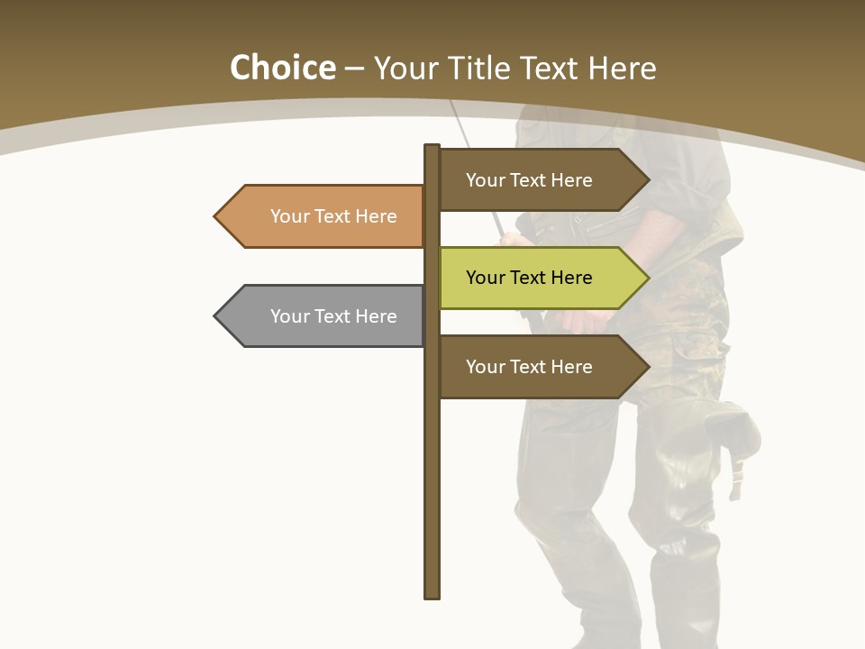 Background Explorer Fishing Net PowerPoint Template