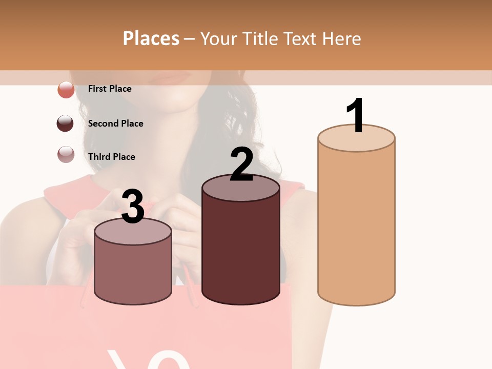 Bag White Copyspace PowerPoint Template