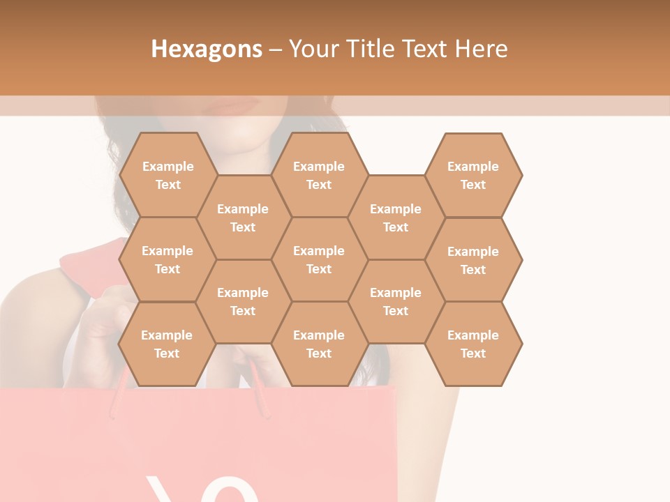 Bag White Copyspace PowerPoint Template