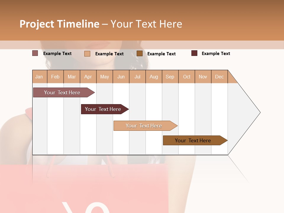 Bag White Copyspace PowerPoint Template