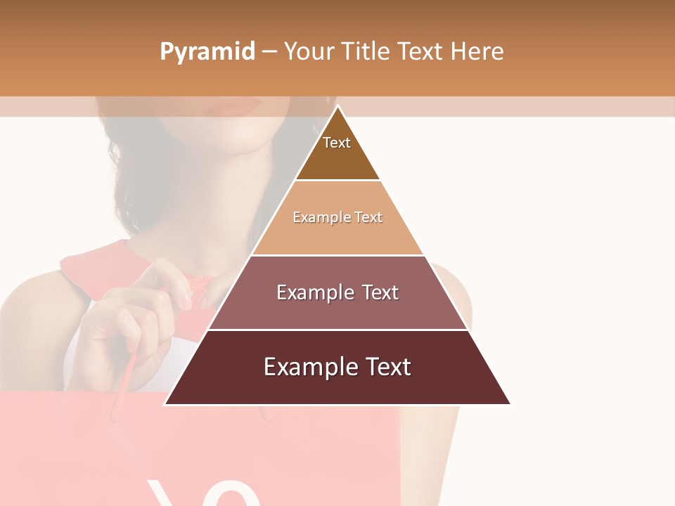 Bag White Copyspace PowerPoint Template