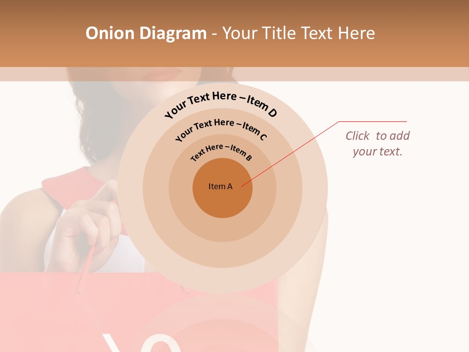 Bag White Copyspace PowerPoint Template