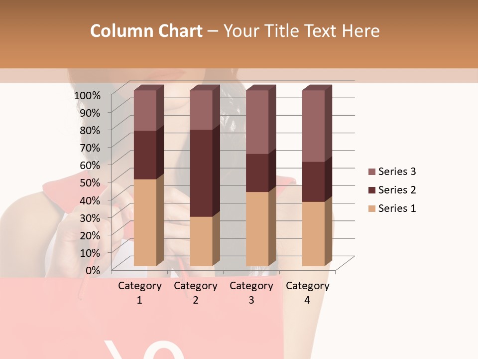 Bag White Copyspace PowerPoint Template