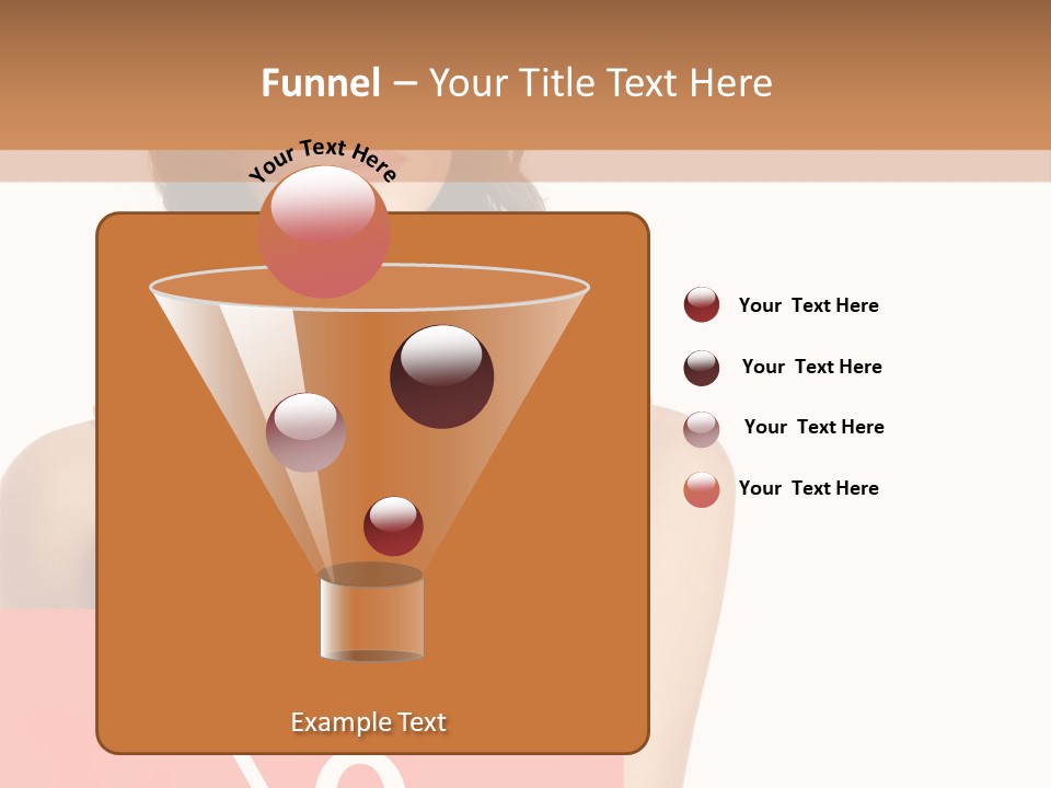 Bag White Copyspace PowerPoint Template