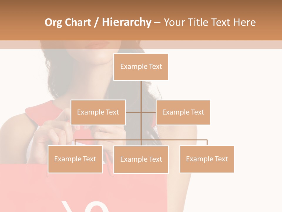 Bag White Copyspace PowerPoint Template