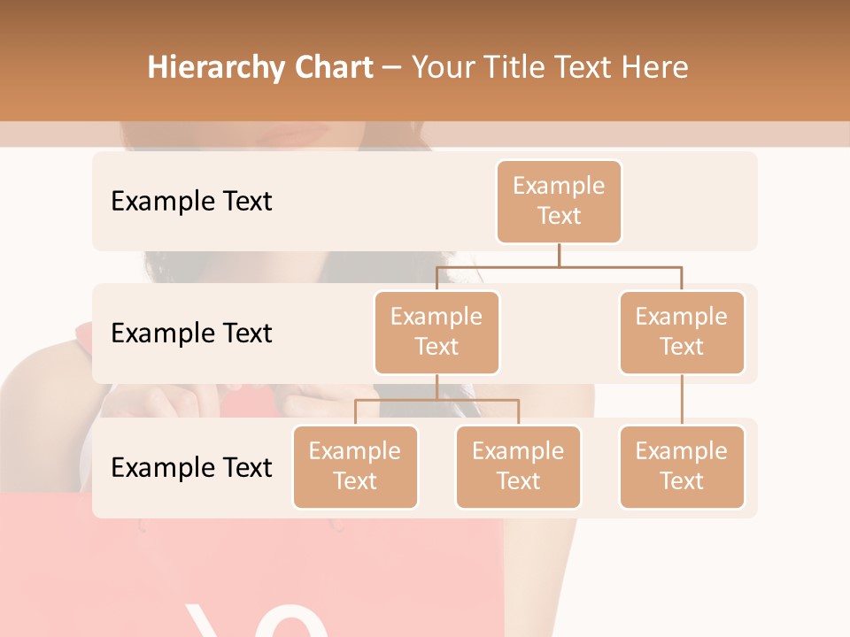Bag White Copyspace PowerPoint Template