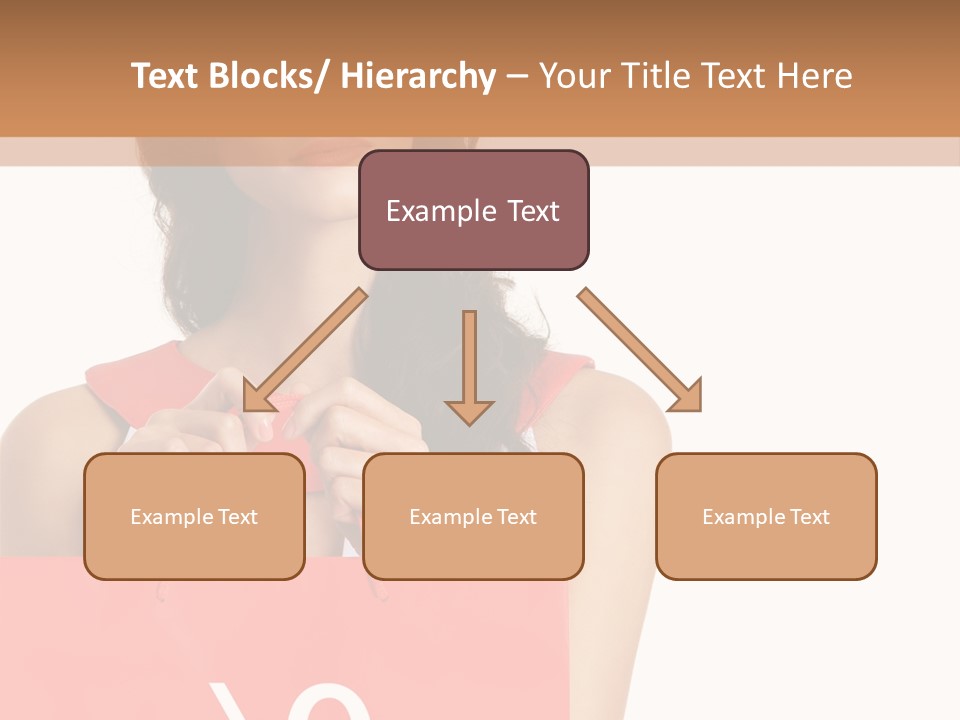 Bag White Copyspace PowerPoint Template