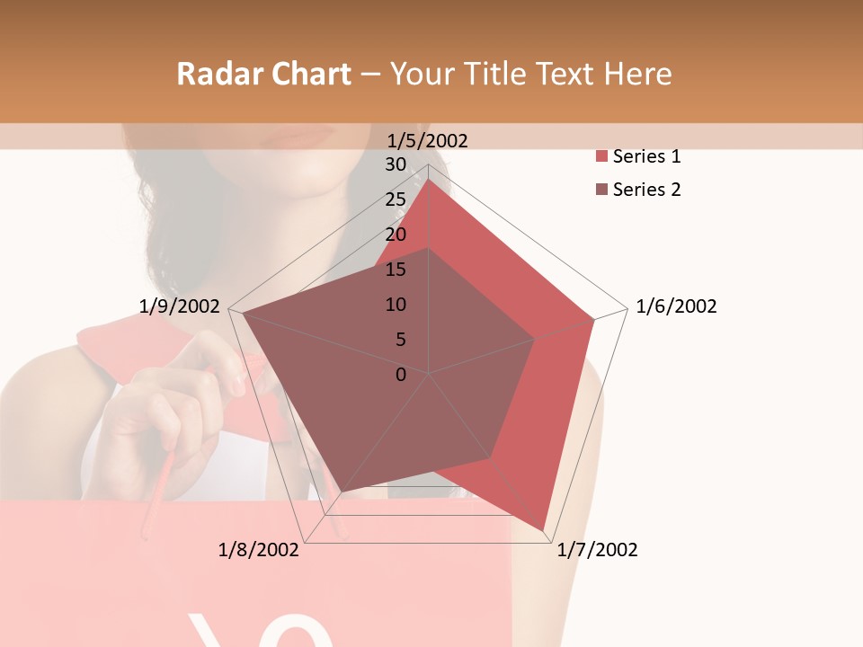 Bag White Copyspace PowerPoint Template