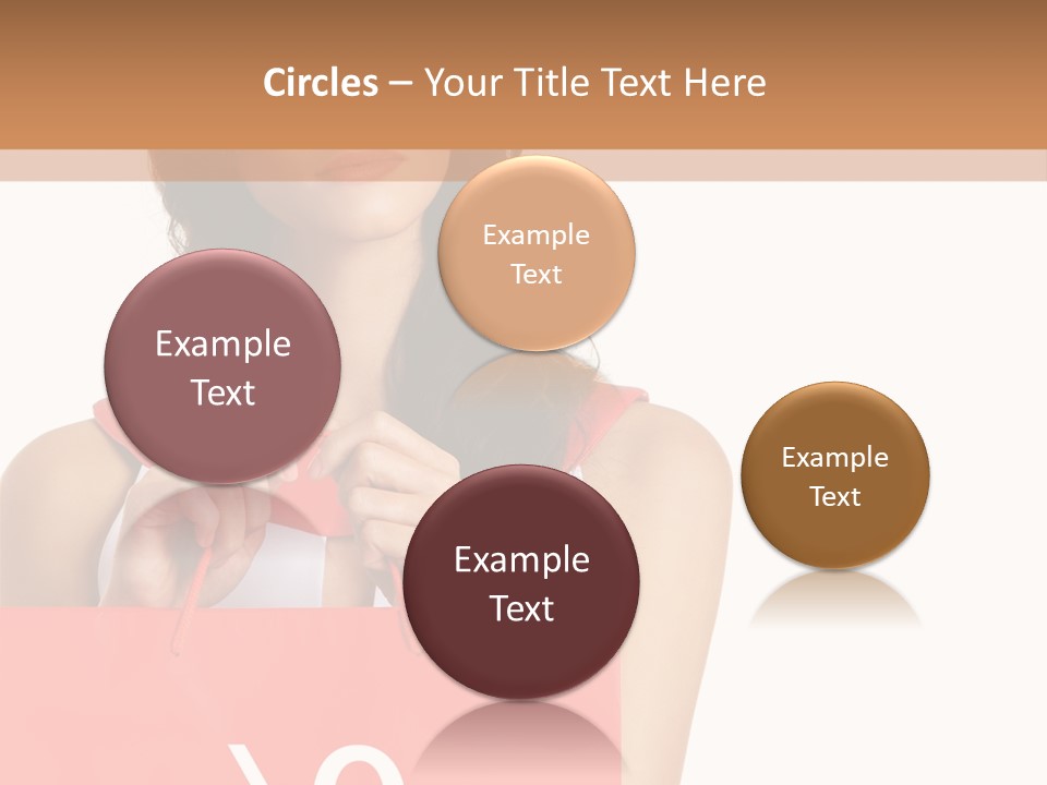 Bag White Copyspace PowerPoint Template