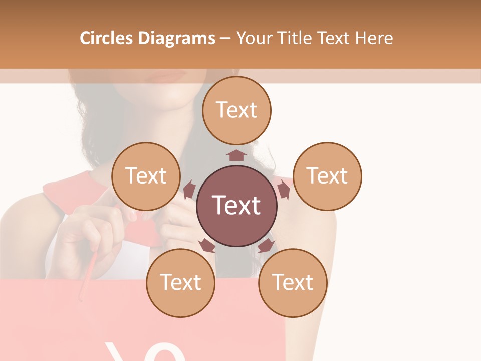 Bag White Copyspace PowerPoint Template