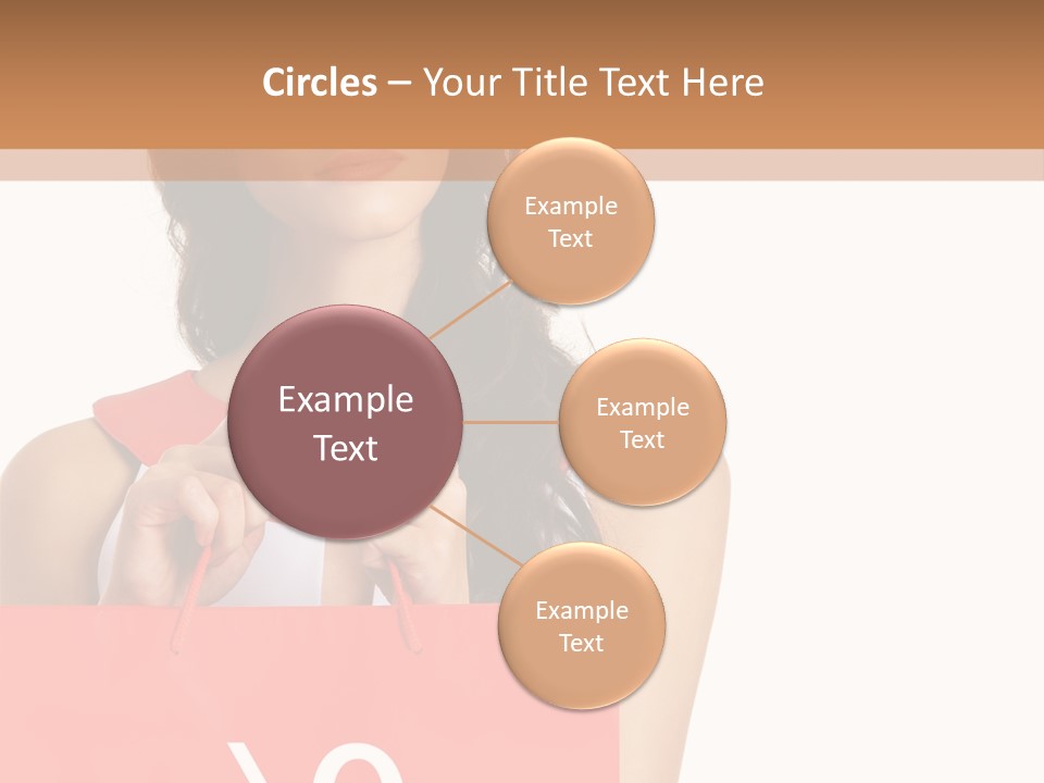 Bag White Copyspace PowerPoint Template