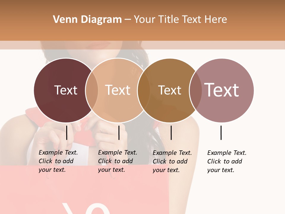 Bag White Copyspace PowerPoint Template