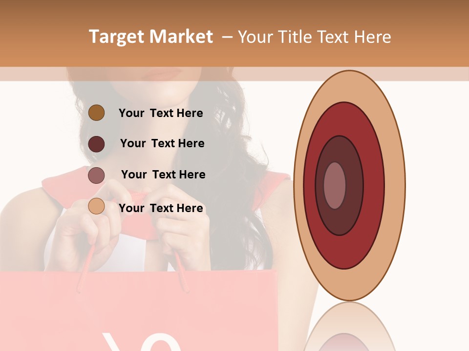 Bag White Copyspace PowerPoint Template