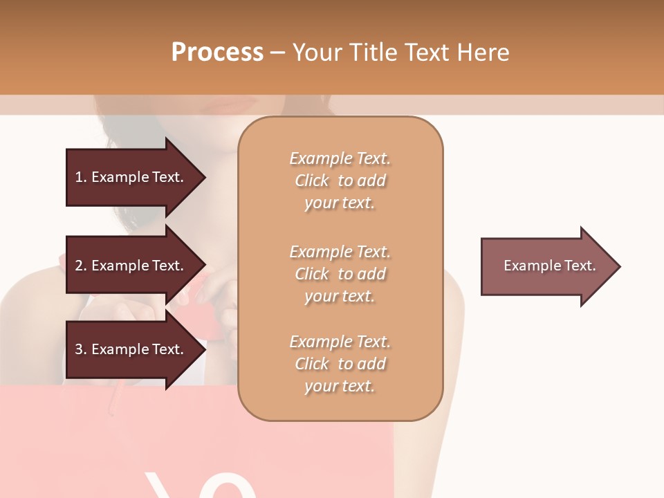 Bag White Copyspace PowerPoint Template