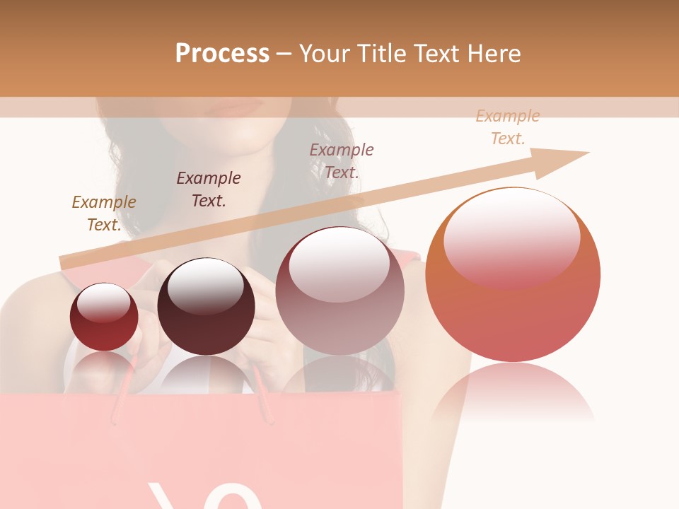 Bag White Copyspace PowerPoint Template