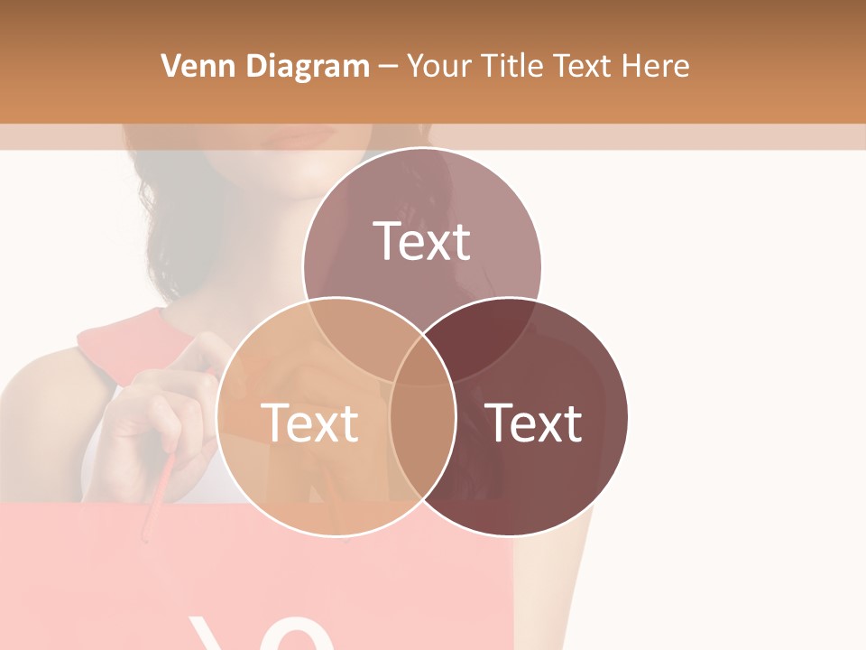 Bag White Copyspace PowerPoint Template