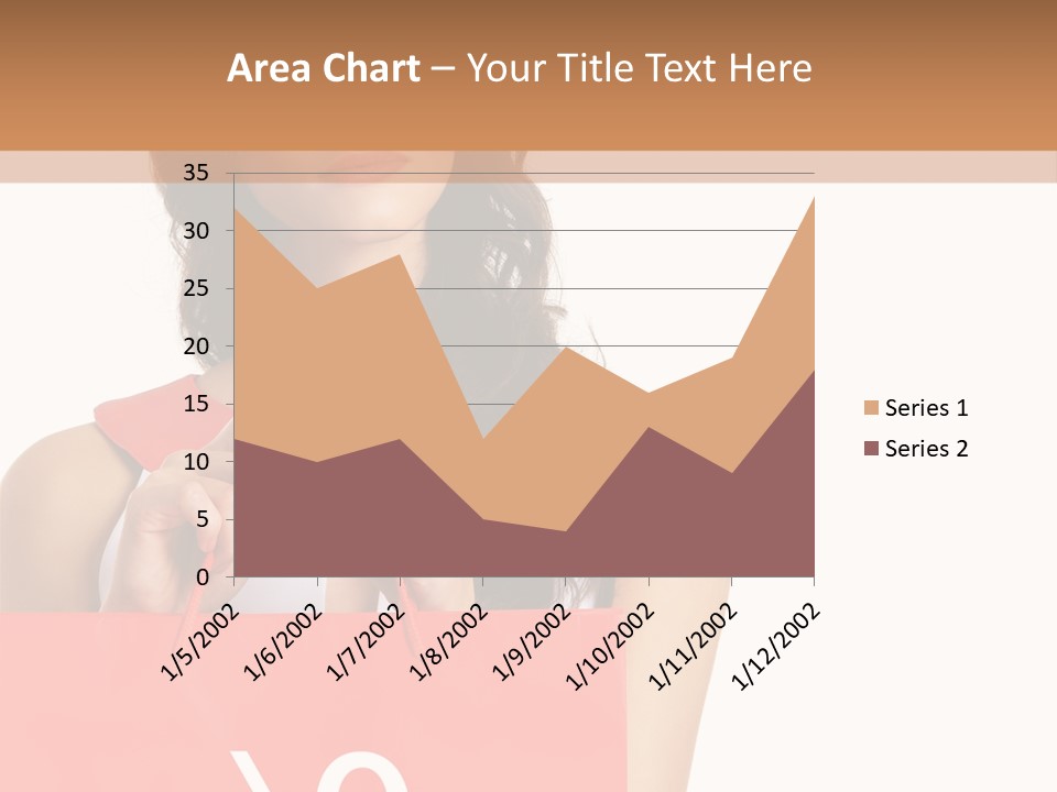 Bag White Copyspace PowerPoint Template