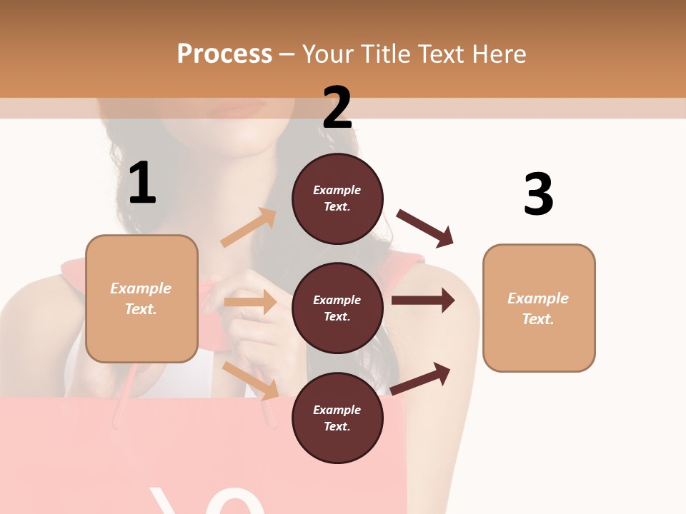 Bag White Copyspace PowerPoint Template