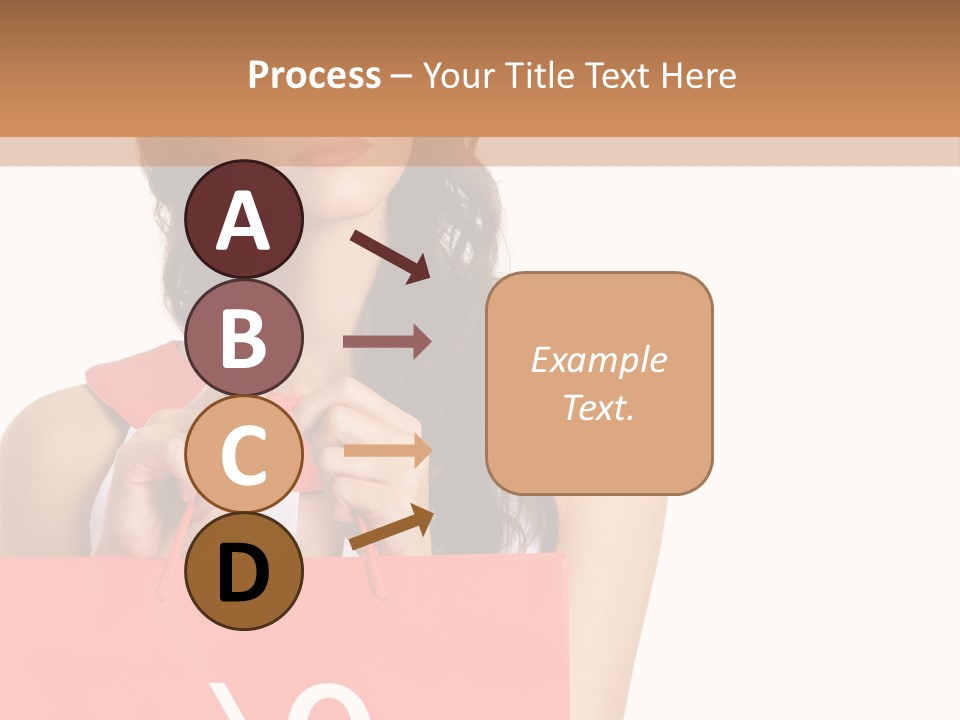 Bag White Copyspace PowerPoint Template