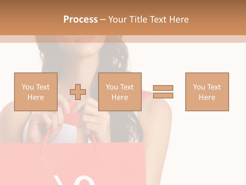 Bag White Copyspace PowerPoint Template
