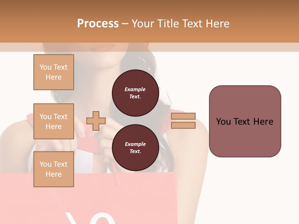 Bag White Copyspace PowerPoint Template