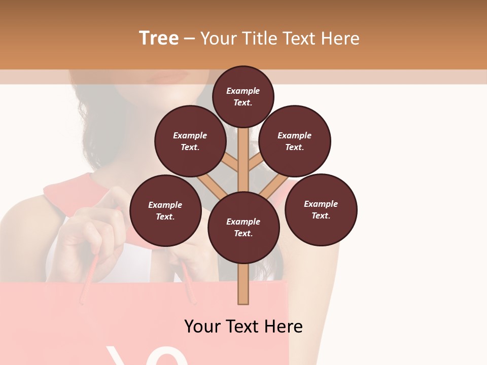 Bag White Copyspace PowerPoint Template