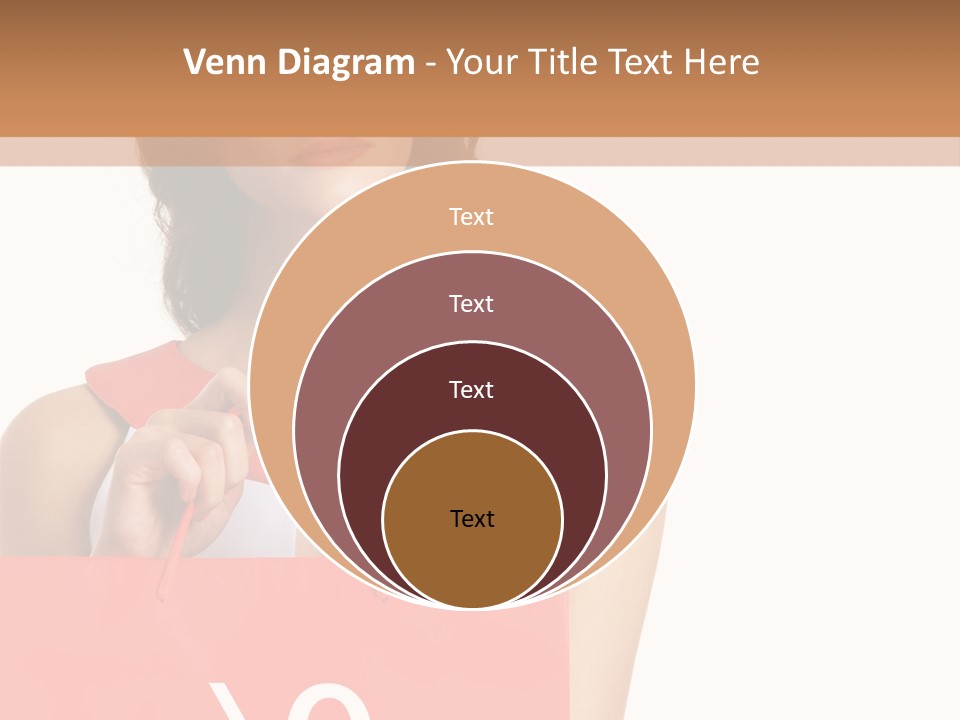 Bag White Copyspace PowerPoint Template