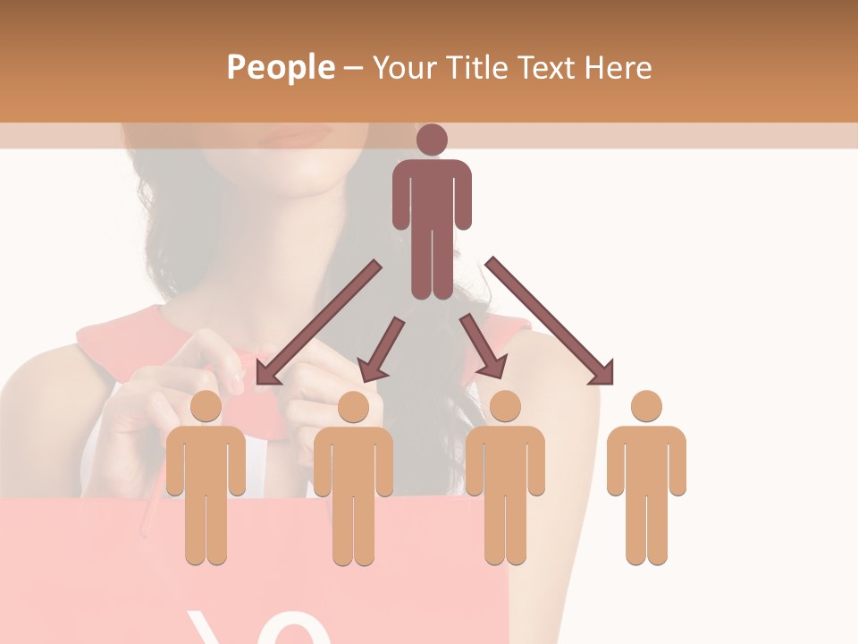 Bag White Copyspace PowerPoint Template