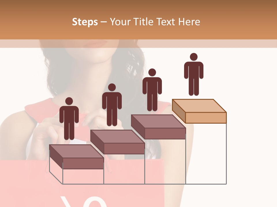 Bag White Copyspace PowerPoint Template